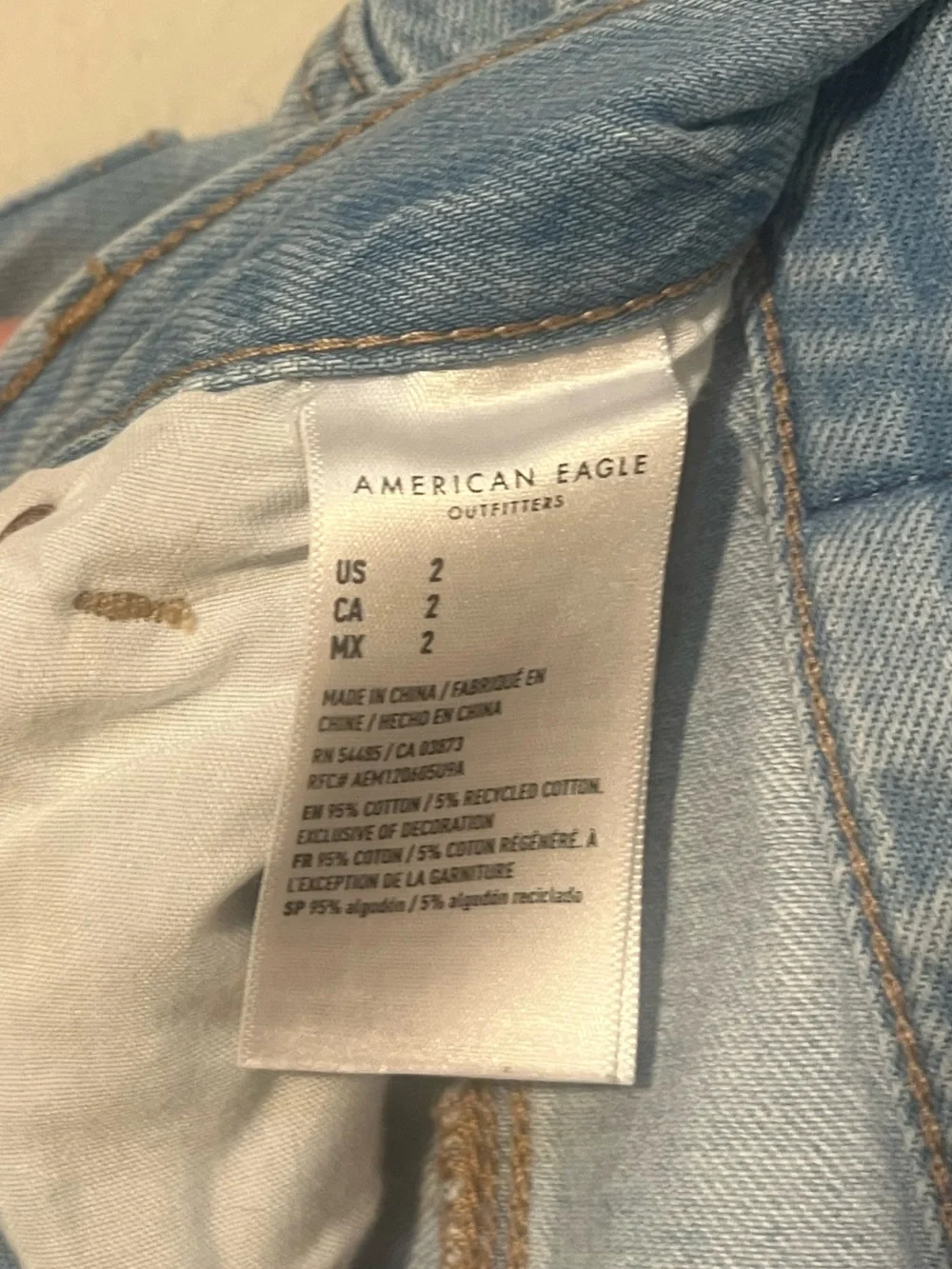American Eagle Women’s Light Wash Denim Shorts